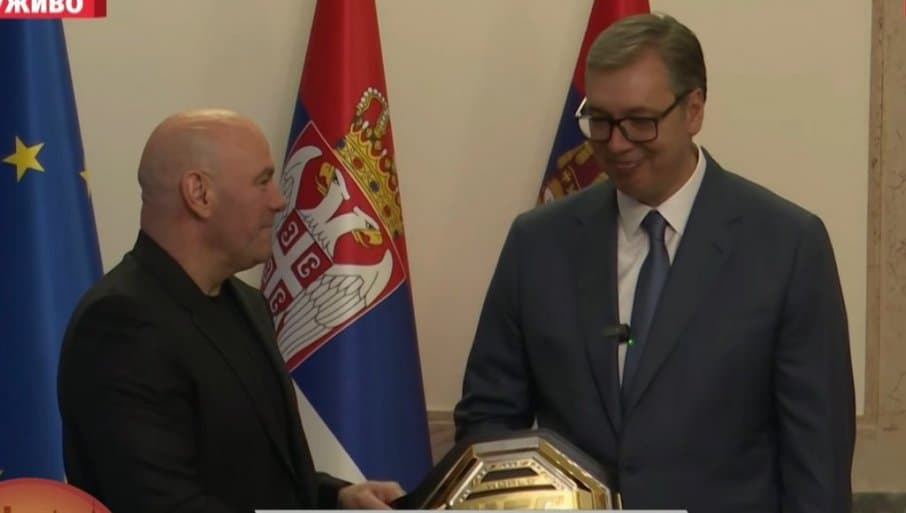 Dejna Vajt pohvalio Vučića i najavio brz povratak UFC-a u Srbiju