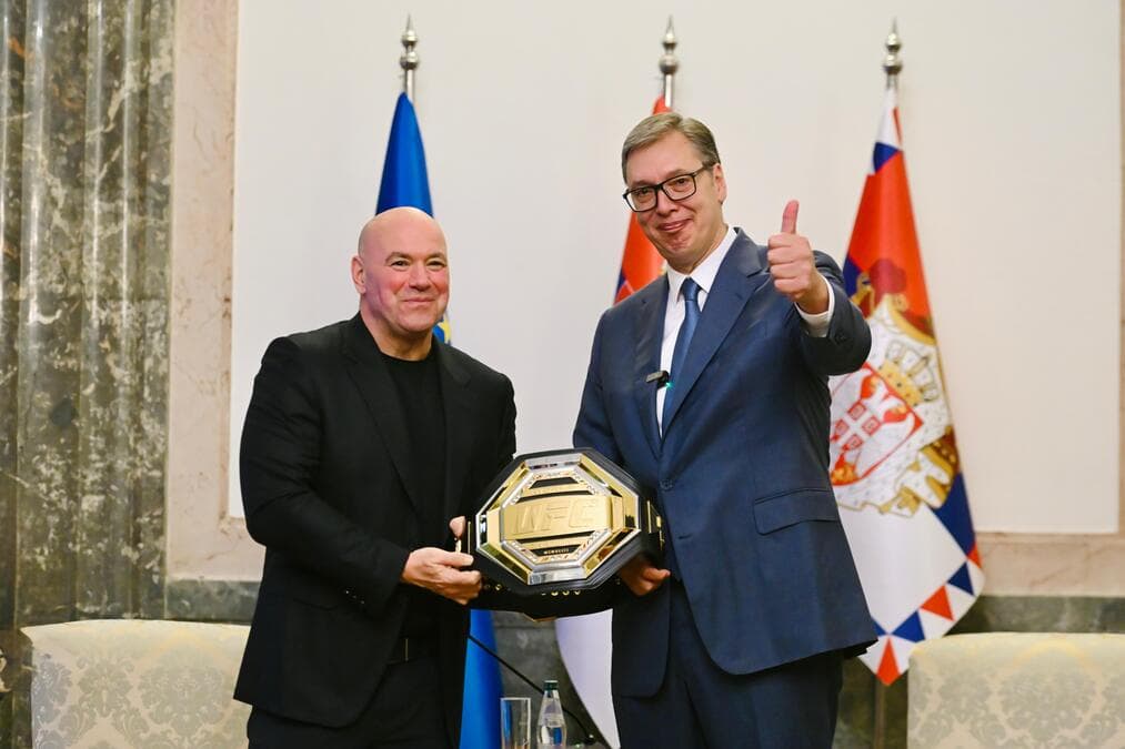 Šef UFC-a pohvalio Vučića i Srbiju zbog organizacije događaja