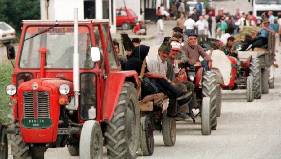 Obeležavanje Dana sećanja na stradale i prognane Srbe u akciji "Oluja" 4. avgusta u Mrkonjić Gradu